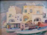 Verkocht.Hamers.Flip Hamers. 1909-1995.Zicht op Capri.